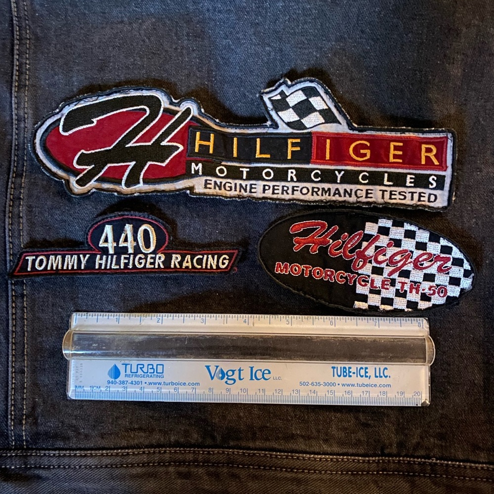3 Tommy Hilfiger Motorcycle Patches